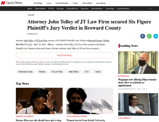 john+tolley+secures+$150000+jury+verdict